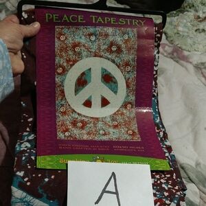 Peace Tapestry with Peace Symbol, NWT